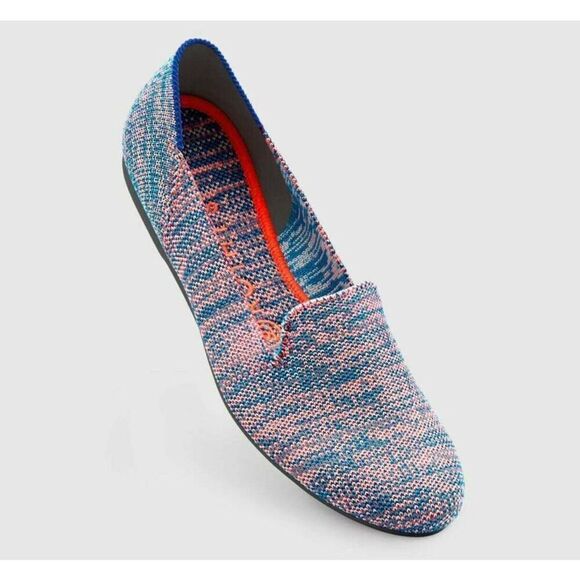 ROTHY'S The Loafer 'Turquoise Melange' Size 9.5 - Picture 1 of 8